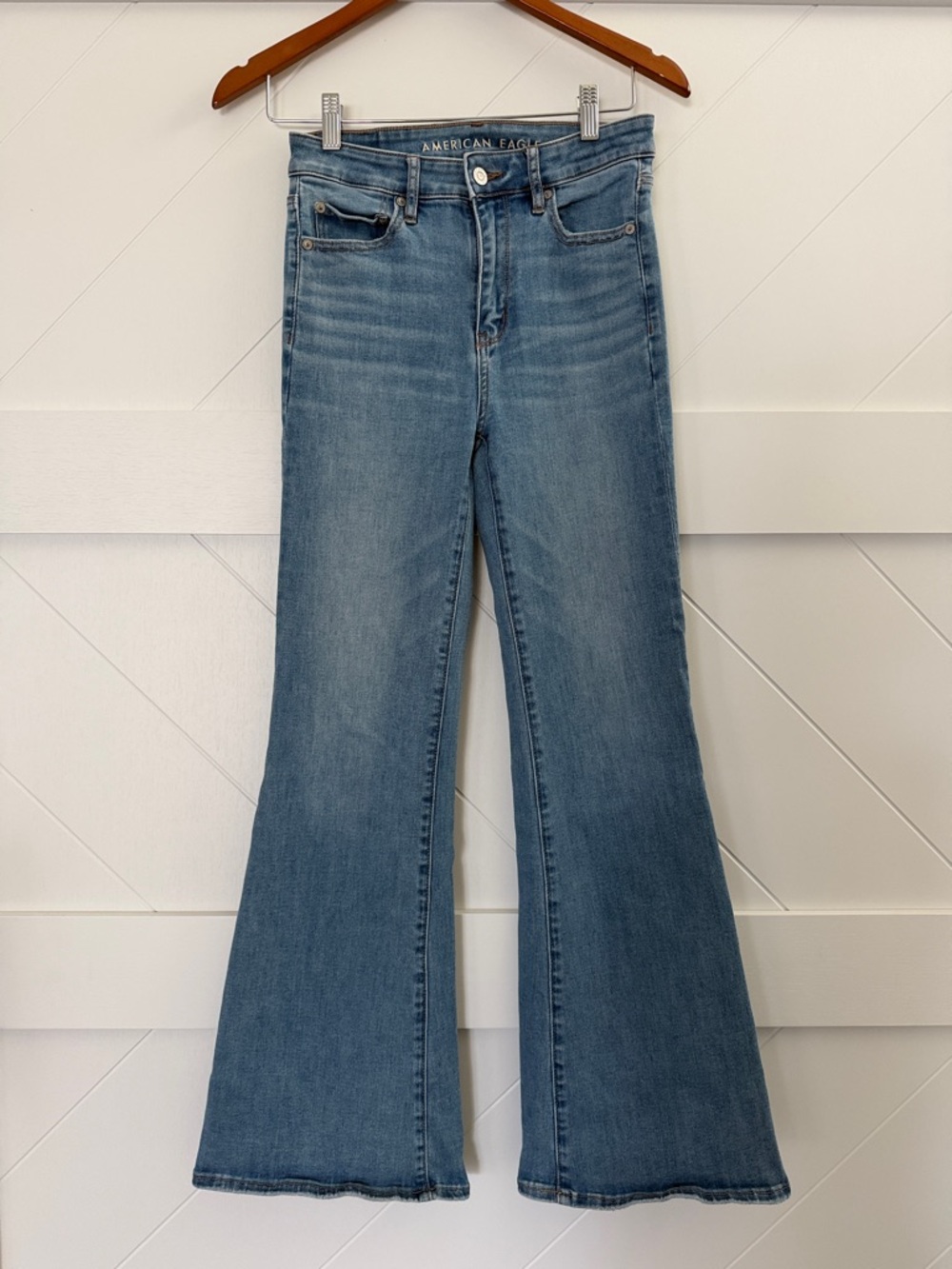 American Eagle Outfitters Light Blue Flare Jeans